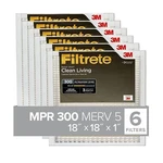 Filtrete 18X18X1 Furnace Air Filter, Merv 5, Mpr 300, Capture Unwanted Par.... Fixed Price $44.44.