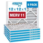 Aerostar 12X12X1 Merv 11 Pleated Air Filter, Furnace 6 Pack (a.... Fixed Price $34.33.