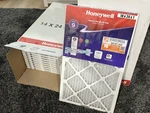 12 Pack Box Honeywell 14X24X1 Fpr 9 Superior Allergen House Air Filter New. Fixed Price $100.00.