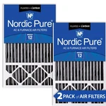 16X25X5 (4 3/8) Honeywell Replacement Air Filters Merv 12 Plus Carbon Pack. Fixed Price $69.99.
