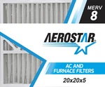 Aerostar 20X20X5 Carrier Merv 8 Furnace Air Filter, Pack. Fixed Price $92.08.