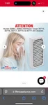 Lifesupplyusa Replacement Filter For Hunter Hepatech Tower Air Purifier. Fixed Price $15.00.