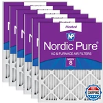 Nordic Pure 24X30X1 Actual Size 23 1/2 29 3/4 Pleated Merv 8 Air. Fixed Price $120.67.