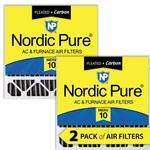 20X20X5 (4 3/8) Honeywell Replacement Furnace Filters Merv 10 Plus Carbon Pack. Fixed Price $72.99.