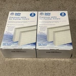 2X Fette Premium Hepa Air Purifier Filters Model HRF-R2 2-PACK. Fixed Price $29.99.