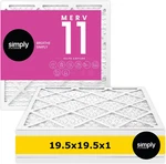 Simply Filters 19.5X19.5X1 Merv 11, Mpr 1000, Furnace Hvac Air. Fixed Price $46.71.