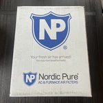 Nordic Pure 20X24X2 Pleated Merv 12 Air Filters Furnace 3-PACK AM1. Fixed Price $29.99.