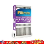 Hvac Air Filter Mpr 1550 Merv 12 Ultra Allergen Reduction Smart App Reminder New. Fixed Price $48.03.