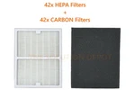 42 Hepa + Carbon Filters For Idylis IAF-H-100B IAP10050 IAP-10-125 AC-2125. Fixed Price $289.99.