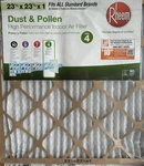 Rheem 23 1/2 X Dust And Pollen High Performance Indoor Air Filter. Fixed Price $74.99.