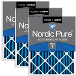 Nordic Pure 24X30X2 Actual Size 23 1/2 29 3/4 Pleated Air Filters. Fixed Price $122.84.