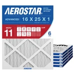 Aerostar 16X25X1 Merv 11 Air Filter, Count, Actual Size Pack,. Fixed Price $75.59.