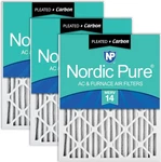 Nordic Pure 12X20X2 (11 1/2 19 3/8 3/4) Pleated Air Filters Merv 14 Plus. Fixed Price $149.99.