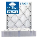 Trion Air Bear T08-20251-6P 20" X 25" 1" Pleated Filter (6-PACK), Merv. Fixed Price $39.86.