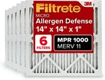 Filtrete 14X14X1-MERV11-MPR1000 Furnace Air Filter, 11,. Fixed Price $40.00.