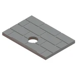 Ussc Ceramic Brick Backer Board (american Harvest 6039) Pellet Stove: 891139-AMP. Fixed Price $89.95.