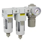 Pneumaticplus Compressed Filters 10 + 0.1 Regulator 3/8" Npt SAU3030M-N03G. Fixed Price $134.99.