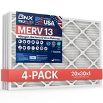 20X30X1 Air Merv 13 4 Pack Trufilter Electrostatic Pleated Hvac. Fixed Price $89.99.