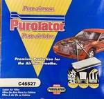 Cabin Air Filter Purolator C45527. Fixed Price $16.99.