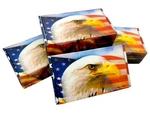 American Flag Patriotic Usa Corrugated Shipping, Storage, Retail Boxes 7X4X2. Fixed Price $19.95.
