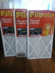 3M Filtrete Allergen Defense 1000 Pack Size: 14X25X1 Air Filters. Fixed Price $9.99.