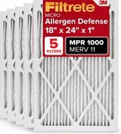 5 Pack Open Box Filtrete 18X24X1 Furnace Air Merv 11, Mpr 1000 Filters. Fixed Price $59.99.