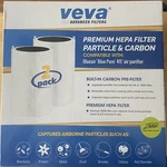 Veva 2PK Blueair Pure 411 For Hepa Filter Purifier Particle &carbon New. Fixed Price $35.00.