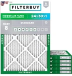 Filterbuy 24X30X1 Pleated Air Filters, Replacement For Hvac Furnace (merv 8). Fixed Price $28.99.