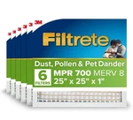 Filtrete 25 X 1 6 Pack Hvac Air Filter, Mpr 700, Dust, Pollen, Dander. Fixed Price $39.99.