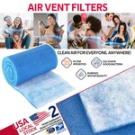 Ventilaider Complete Air Register Filter Set Cut To Fit Any Size, 12" X 12'. Fixed Price $15.39.