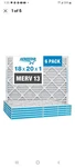 Aerostar 18X20X1 Merv 6 Furnace Filters Pack New Made In Usa High Quality. Fixed Price $49.95.