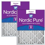 Nordic Pure 16X25X4 Merv 8 Pleated Furnace Air Filters Count (pack Of 1). Fixed Price $47.66.