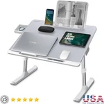 King Size Laptop Bed Tray Multifunctional Adjustable Workstation Anti-slip. Fixed Price $83.97.
