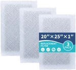 Dynamic Air Cleaner Replacement Filter Pads 20X25 - 3 Pack. Fixed Price $76.99.