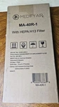 Medify Air (MA-40R-1) H13 True Hepa Filter, Unopened Pkg. "new". Fixed Price $24.79.