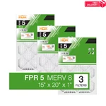 15 X 20 Standard Pleated Air Fpr 5, 3-PACK, Filters Replacement. Fixed Price $19.05.
