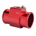 Dewhel Aluminum Red Water Meter Temperature Gauge Joint Pipe Radi. Fixed Price $14.19.