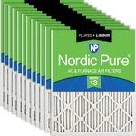 Nordic Pure 12X12X1 Actual Size 11 3/4 Pleated Air Filters Merv. Fixed Price $281.17.