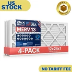 Trufilter 12X24X1 Air Merv 13 (4-PACK) Made In Usa Electrostatic. Fixed Price $62.99.