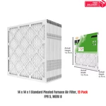 14 X Standard Pleated Air Fpr 5, 12-PACK, Filters Replacement. Fixed Price $54.55.