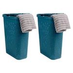Mind Reader Basket Collection, Slim Laundry Hamper, 40 Liter (15KG/33LBS). Fixed Price $52.79.