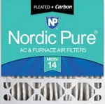 Nordic Pure Air Filters. 6 Pack. 20X30X1 Merv 14 Pleated +carbon.. Fixed Price $25.00.