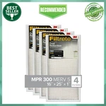 Filtrete 16X25X1 Air Filter, Mpr 300 Merv 5, Clean Living Dust Reduction, 4 Pcs. Fixed Price $29.99.