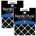 Eliminate Odors Fast - Nordic Pure 20X25X1 Carbon Air Filters Pack. Fixed Price $74.99.