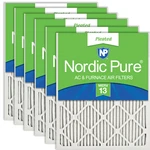 Nordic Pure 12X18X1 Actual Size 11 1/2 17 3/4 Pleated Merv 13 Air. Fixed Price $116.58.