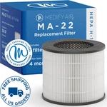 Medify MA-22 Air Purifier True Hepa H13 Filter 1HR 555 Ft Coverage 99.9% Remova. Fixed Price $28.99.