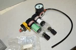 Numatics F12D-02 R12R-02GP Pneumatic Air Regulator & Gauges + Parker 02FA06A. Fixed Price $108.99.