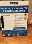 Veva WX21 Advanced Premium True Hepa & 6 Pre-filter Type Size. Fixed Price $11.19.