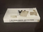 Wen 1-MICRON Inner Air Filters, 2-PACK (for The 3410 Filtration System). Fixed Price $37.99.