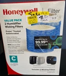 Honeywell Protec Antimicrobial Humidifier Wicking Filter HC888 Type Set Of 2. Fixed Price $23.95.